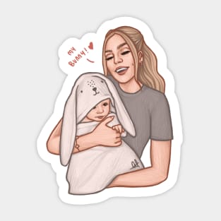 Bunny || Perrie and Axel Sticker